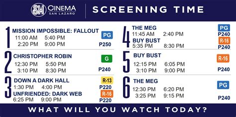 sm san lazaro cinema schedule tomorrow|Facebook.